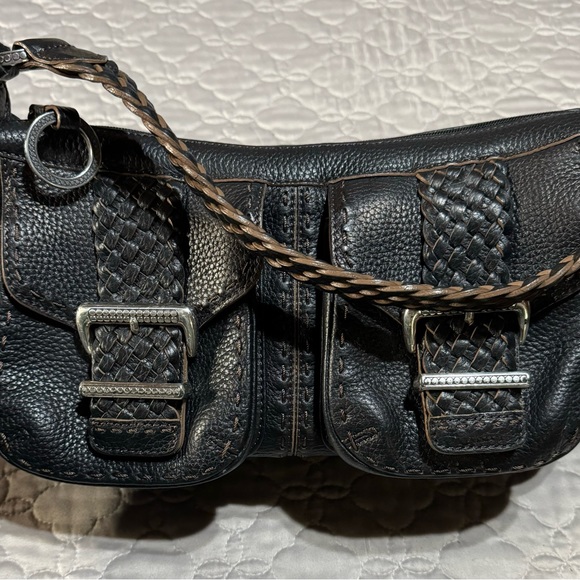 Brighton black purse with braided strap - Picture 4 of 6
